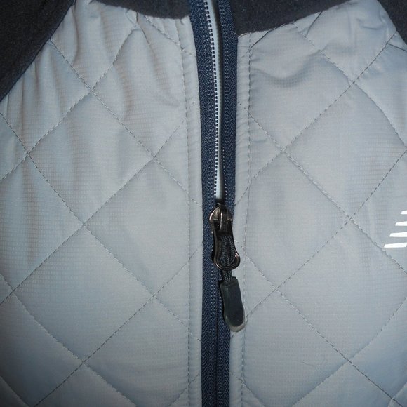 NWT grey New Balance micro fleece jacket, Large - Picture 3 of 13